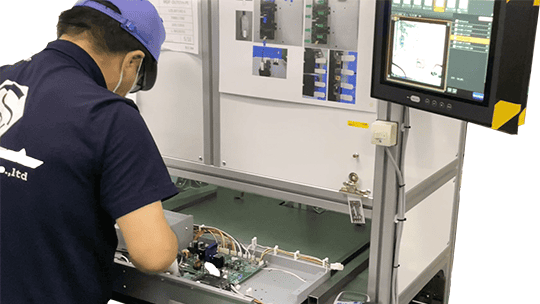 電装ボックスの配線自動判別