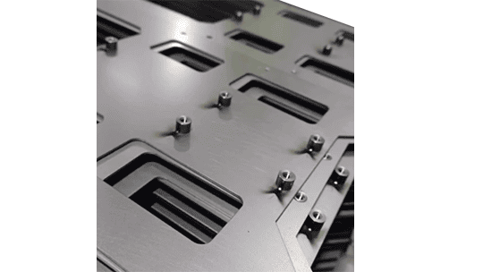 LEDユニット用精密板金部品