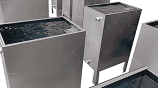 冷却装置用タンクにおける水張検査