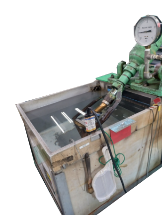 ロストワックス鋳巣 水没検査