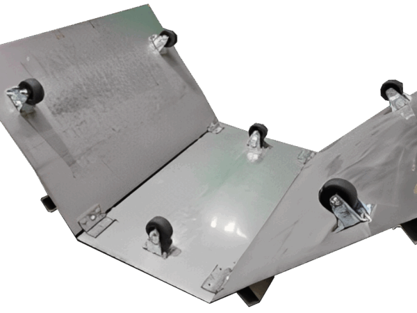 筒形溶接組立用台車